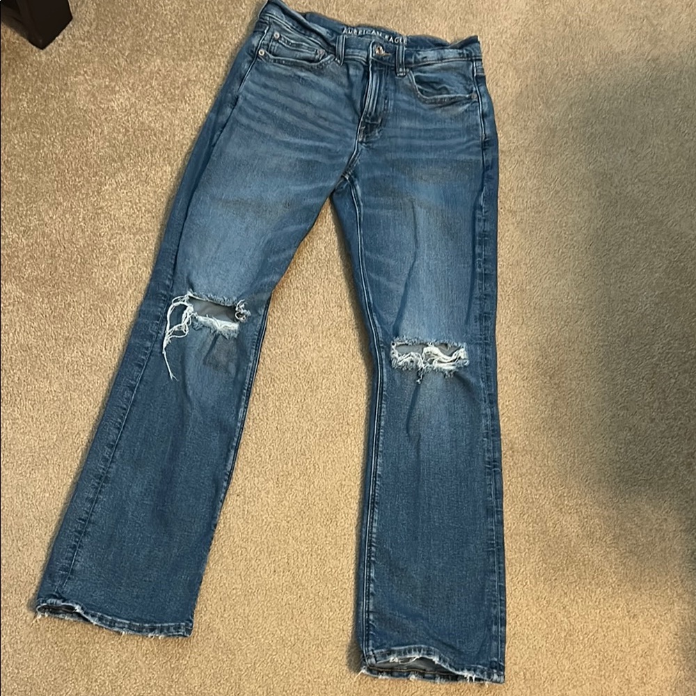 American Eagle 90s boot cut distressed Women's Jeans